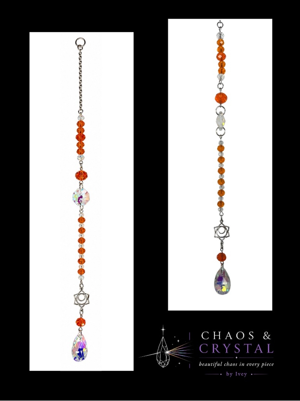 Chakra Series Orange Sun Catcher
